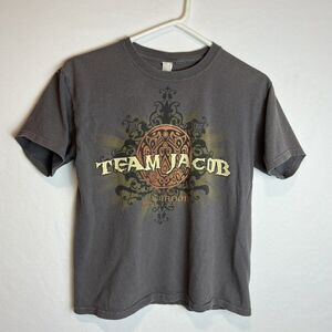 Twilight Saga Team Jacob New Moon Movie T-Shirt Tee Gray Size XS